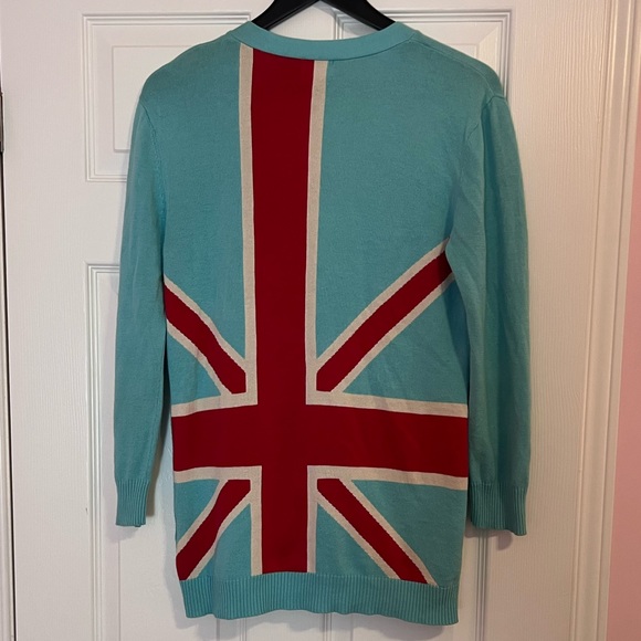 Kersh oversized UK flag cardigan - Picture 3 of 13
